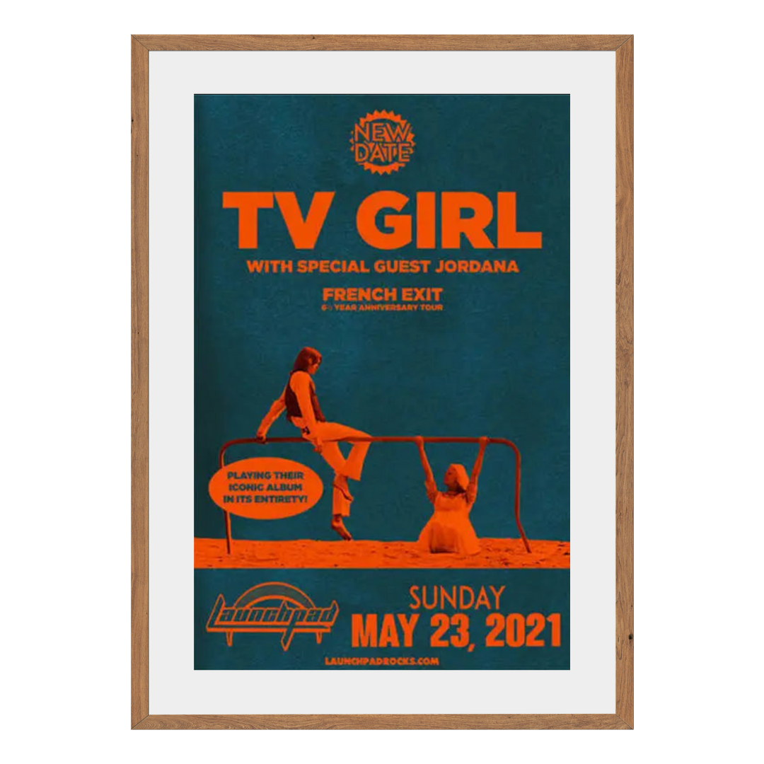 Tv Girl Wall Art Canvas Print