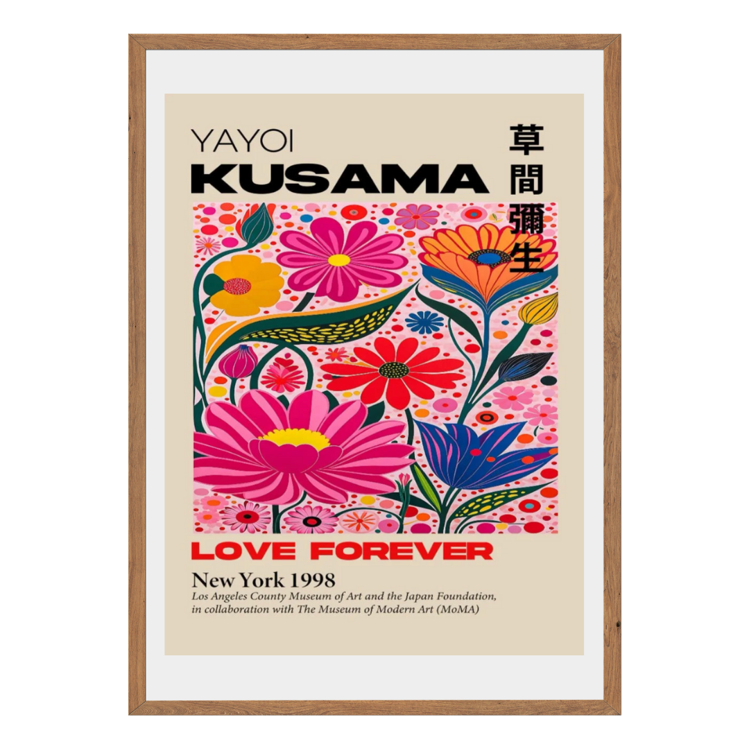 Yayoi Kusama Love Forever Wall Art Canvas Print