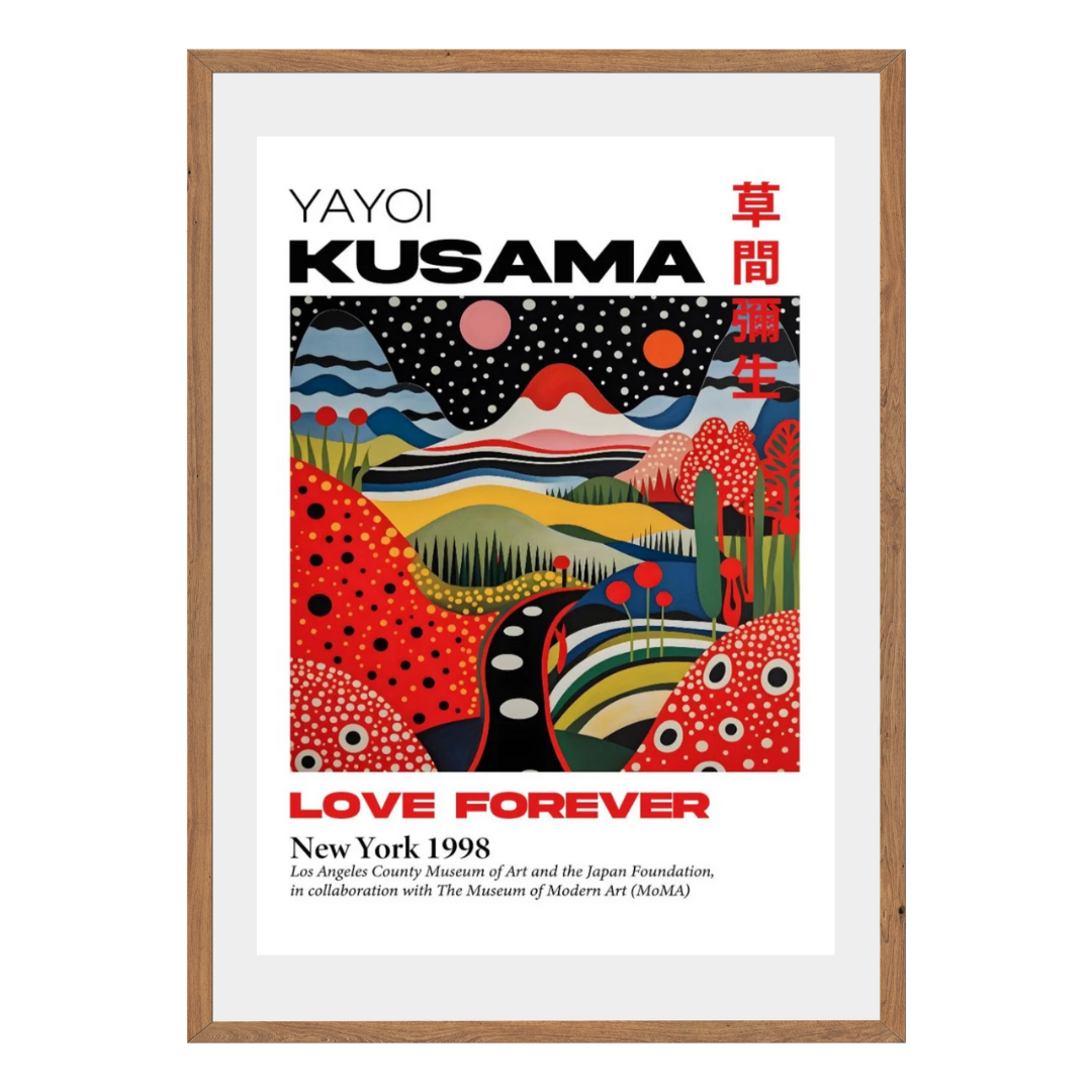 Yayoi Kusama Love Forever Wall Art Canvas Print