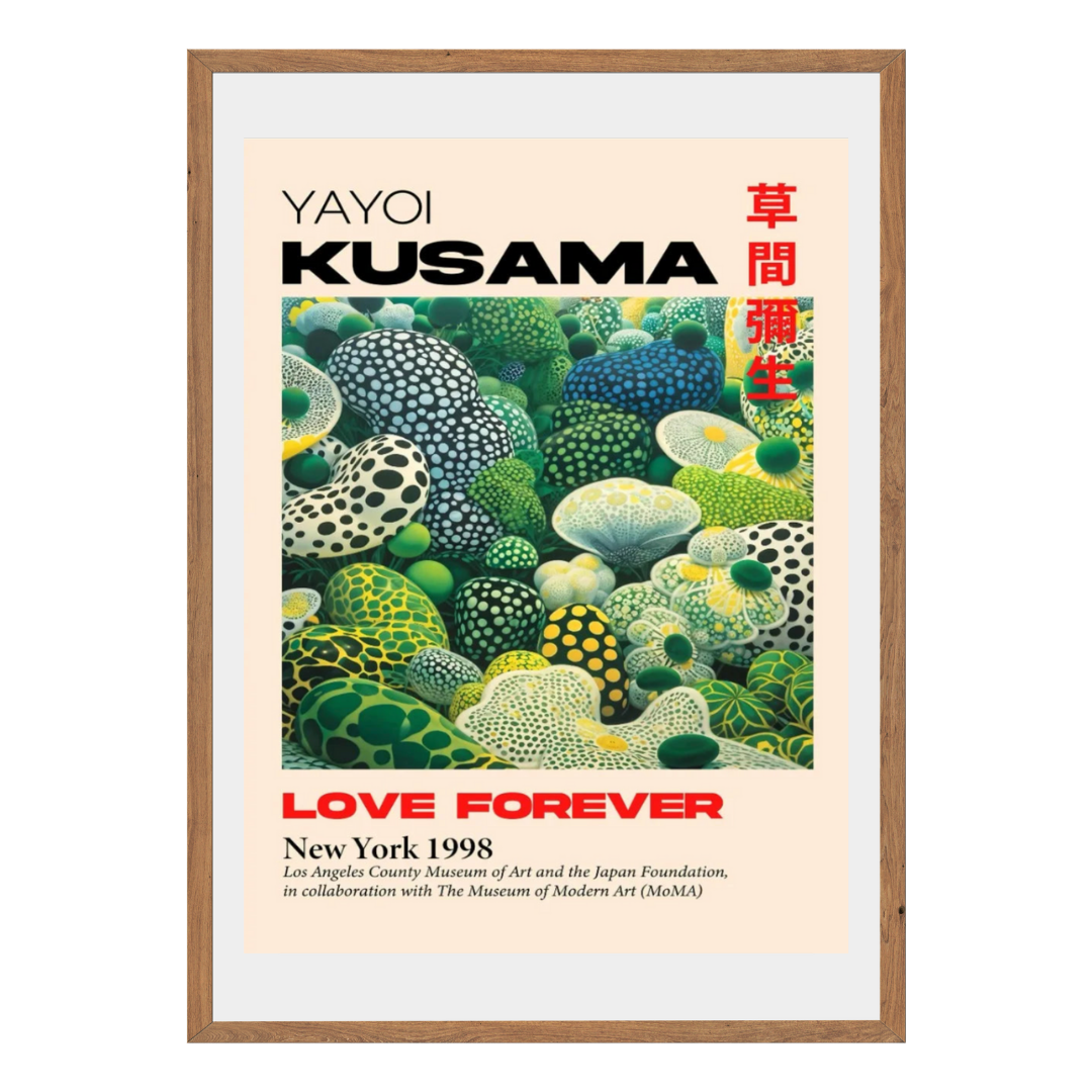 Yayoi Kusama Love Forever Wall Art Canvas Print