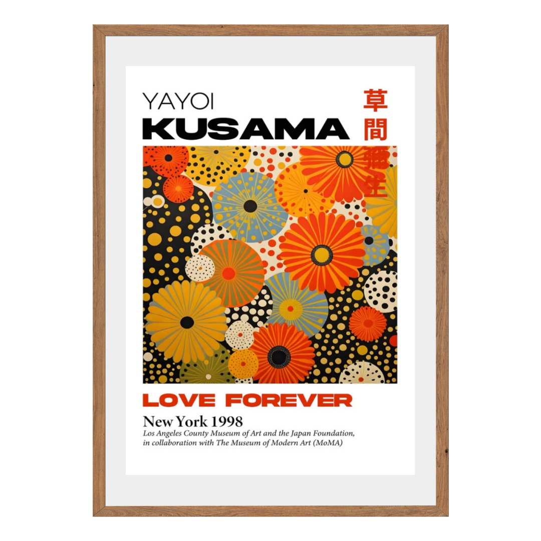 Yayoi Kusama Love Forever Wall Art Canvas Print