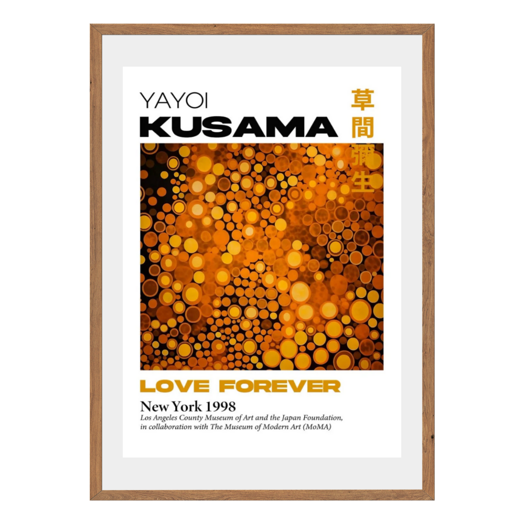 Yayoi Kusama Love Forever Wall Art Canvas Print