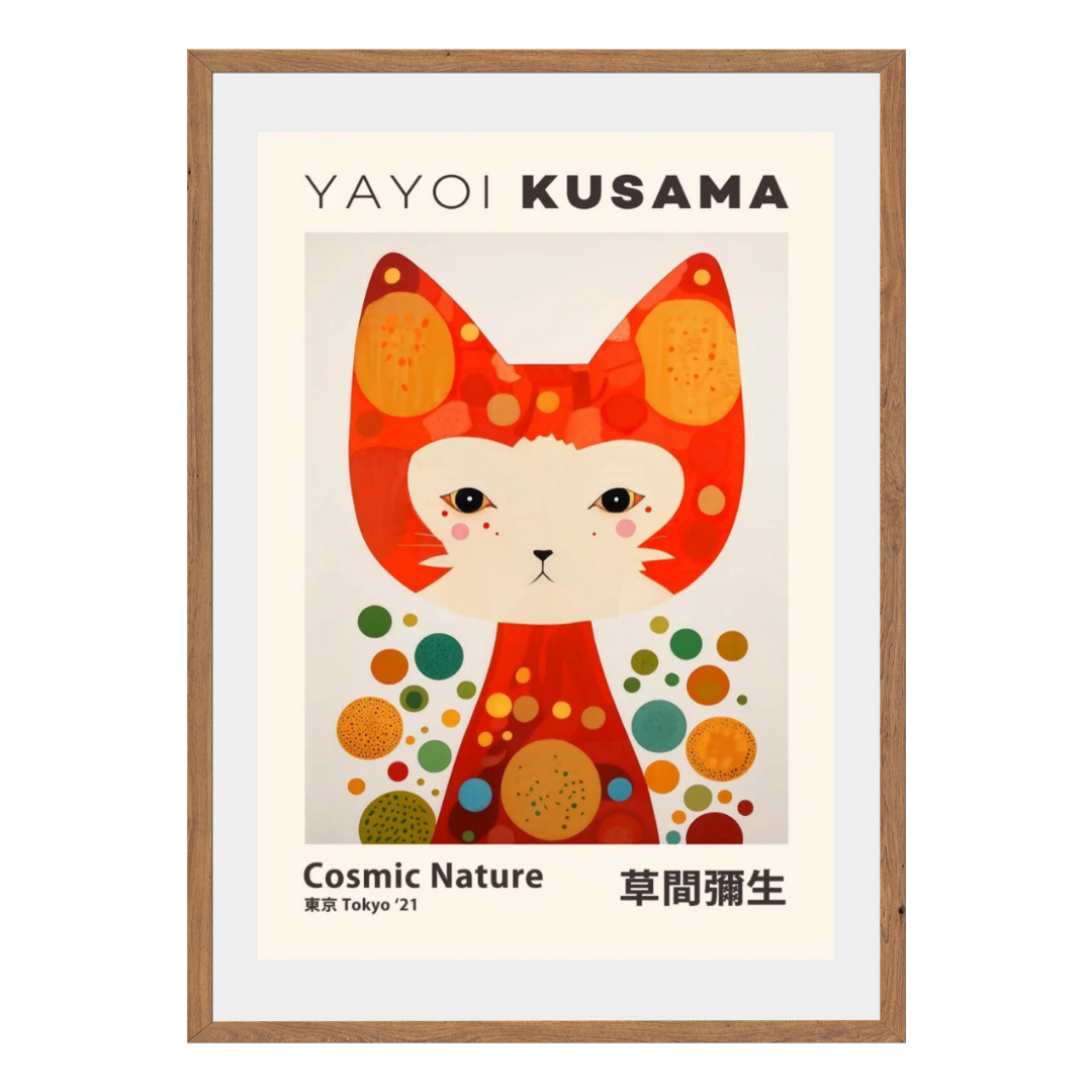 Yayoi Kusama Cosmic Nature Wall Art Canvas Print