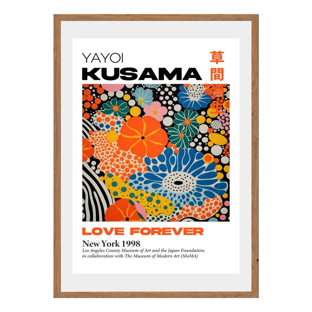 Yayoi Kusama Love Forever Wall Art Canvas Print