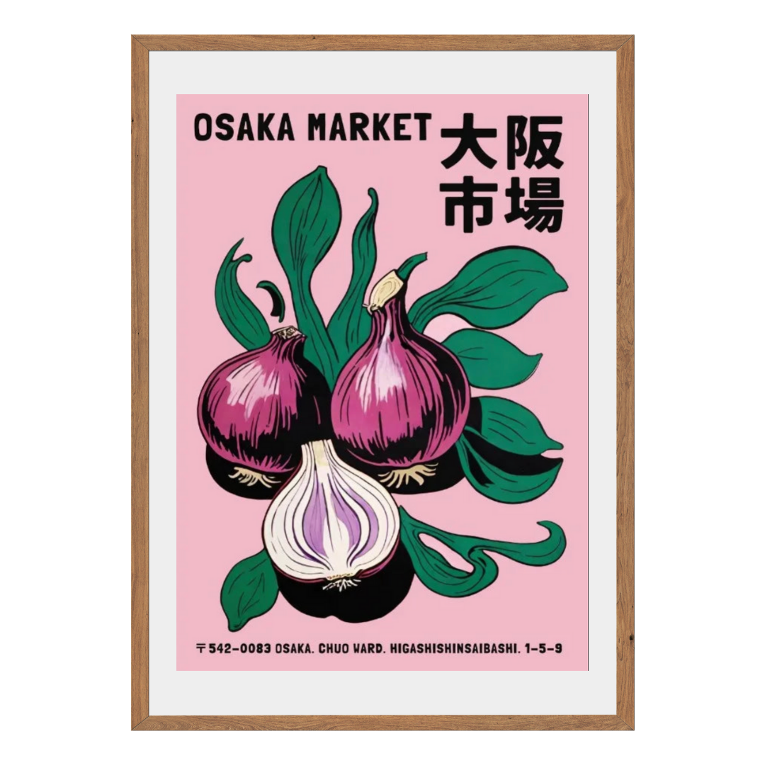 Osaka Market Wall Art Canvas Print
