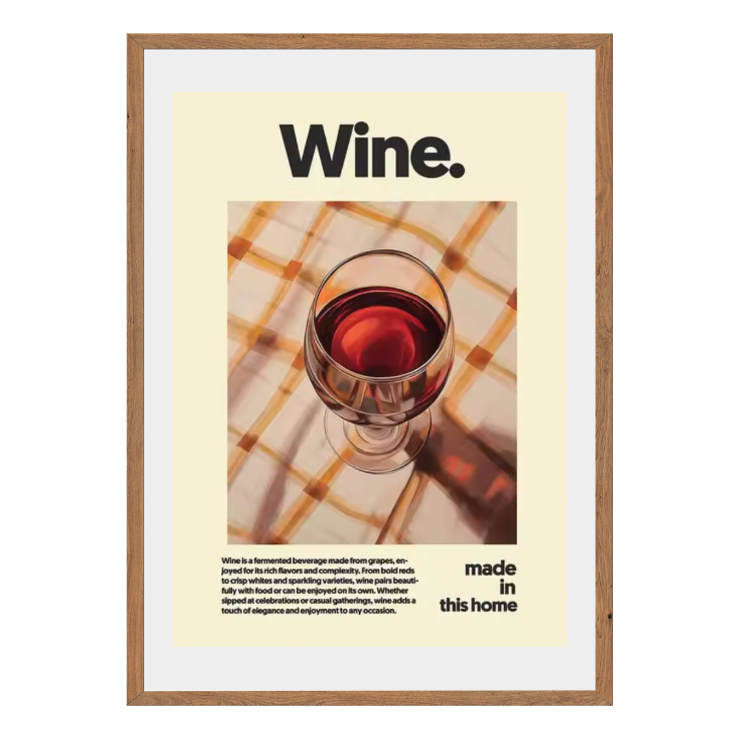 Wine Wall Art Canvas Print