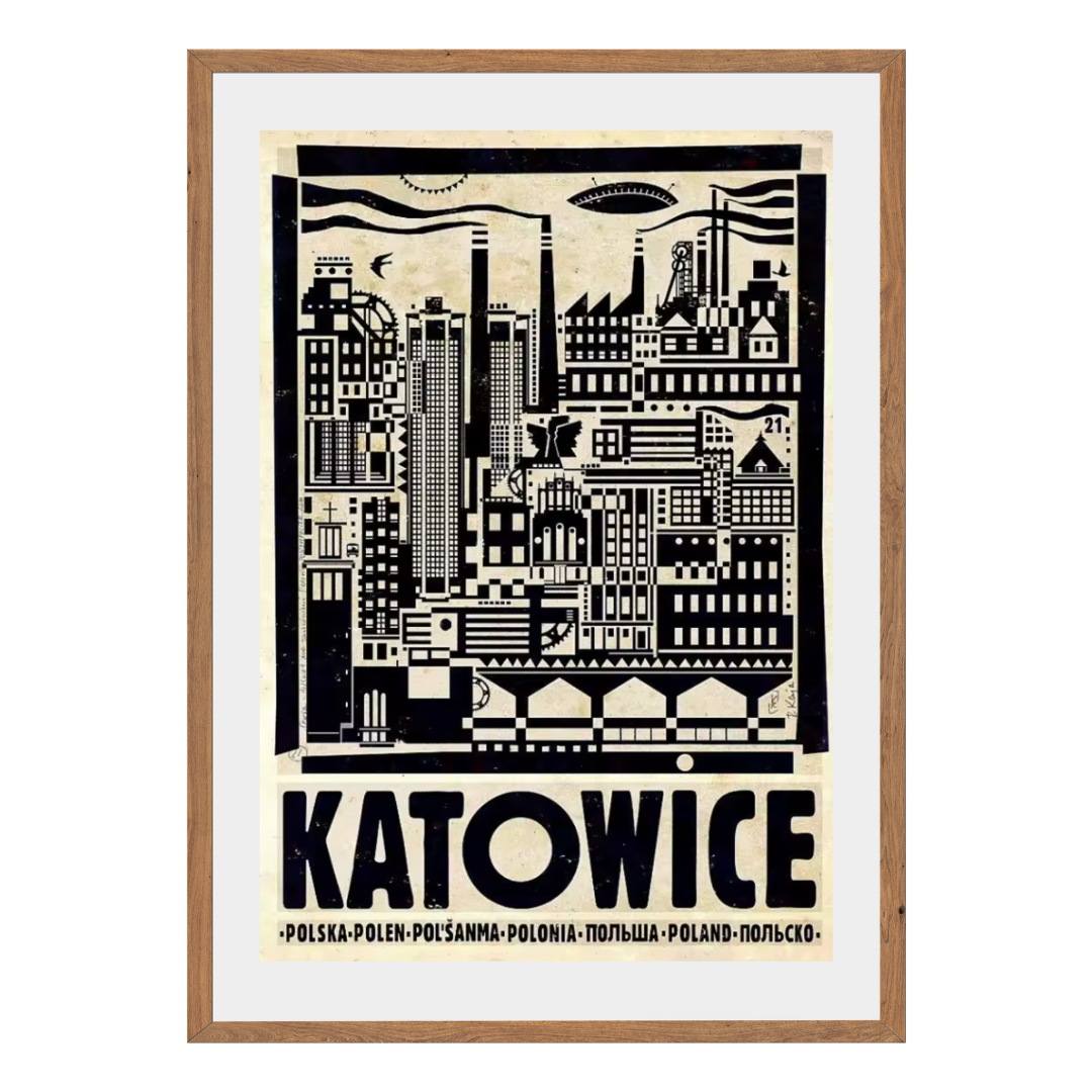 Katowice Wall Art Canvas Print
