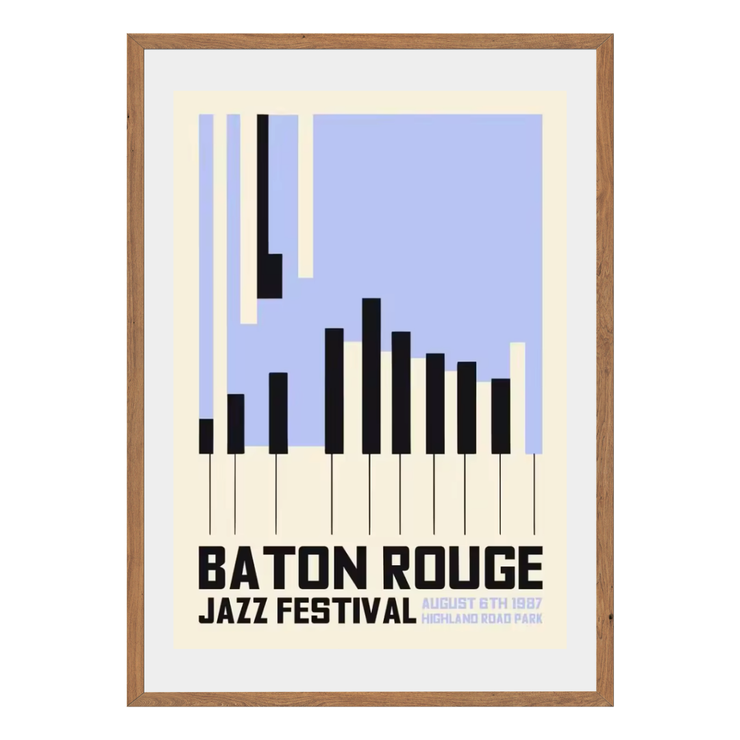 Baton Rouge Jazz Festival Wall Art Canvas Print