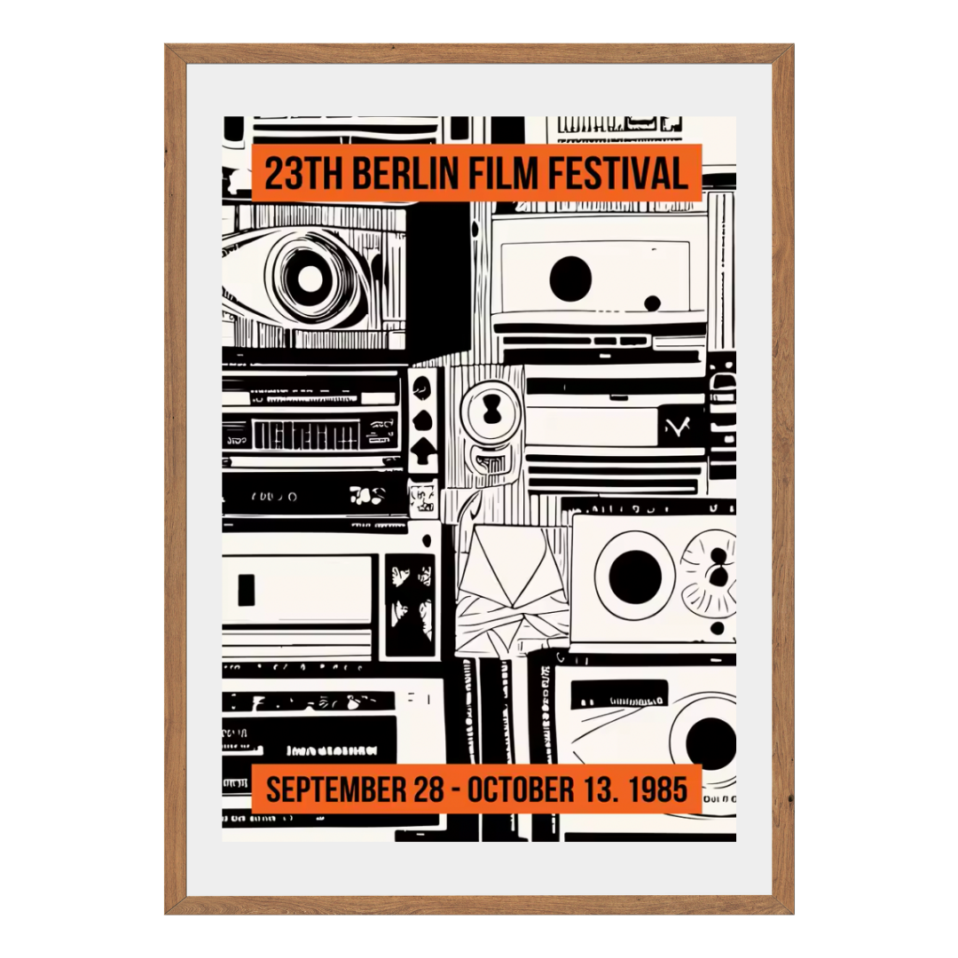 23th Berlin Film Festival Wall Art Canvas Print