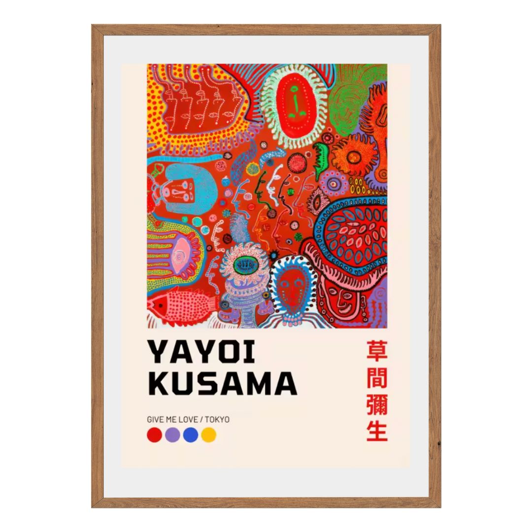 Yayoi Kusama Wall Art Canvas Print