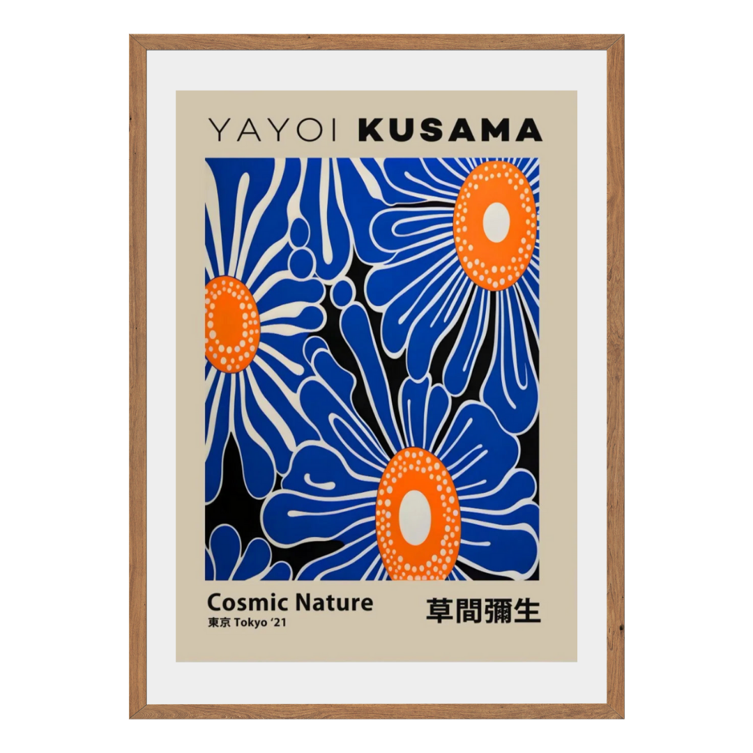 Yayoi Kusama Cosmic Nature Wall Art Canvas Print