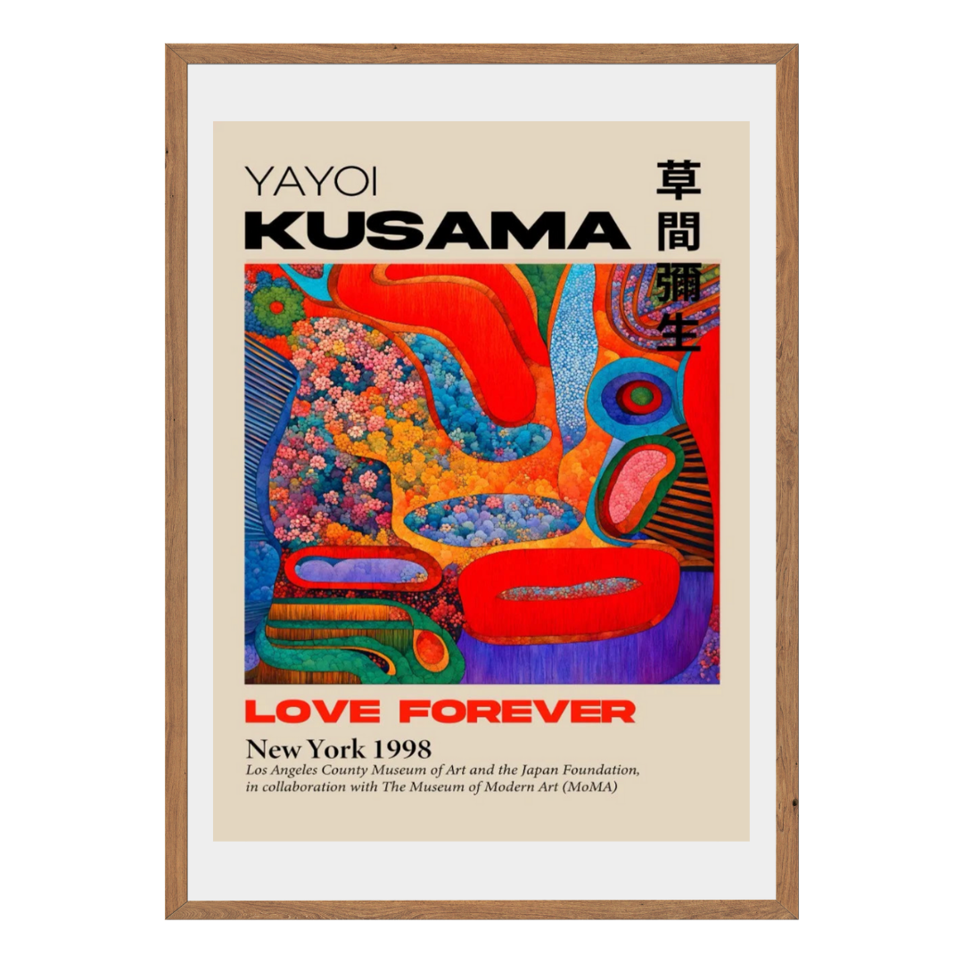 Yayoi Kusama Love Forever Wall Art Canvas Print