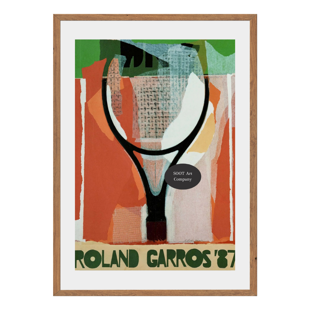Roland Garros '87 Wall Art Canvas Print
