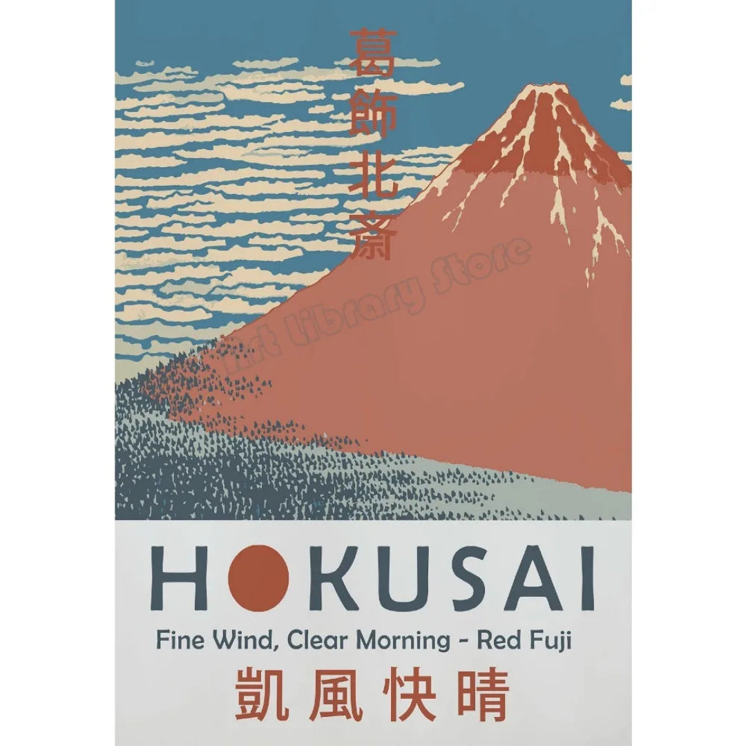 Hokusai Wall Art Canvas Print