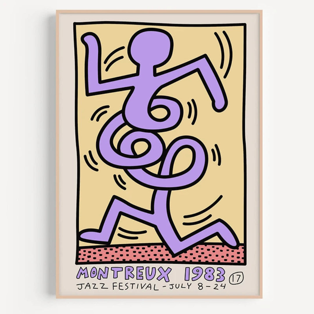 Exhibition Montreux 1983 Wall Art Print