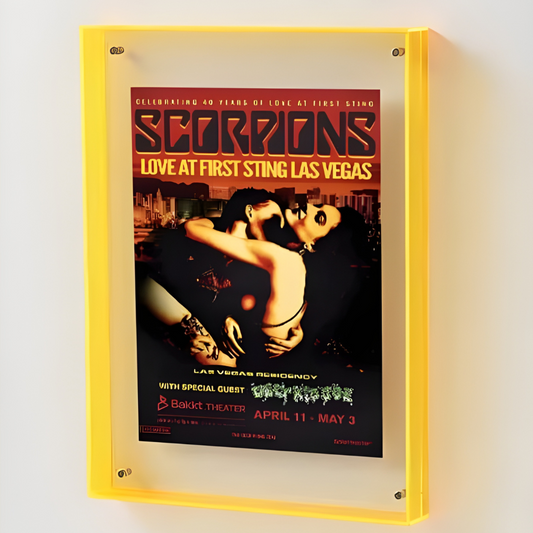 Acrylic Colourful Hollow Canvas Frame