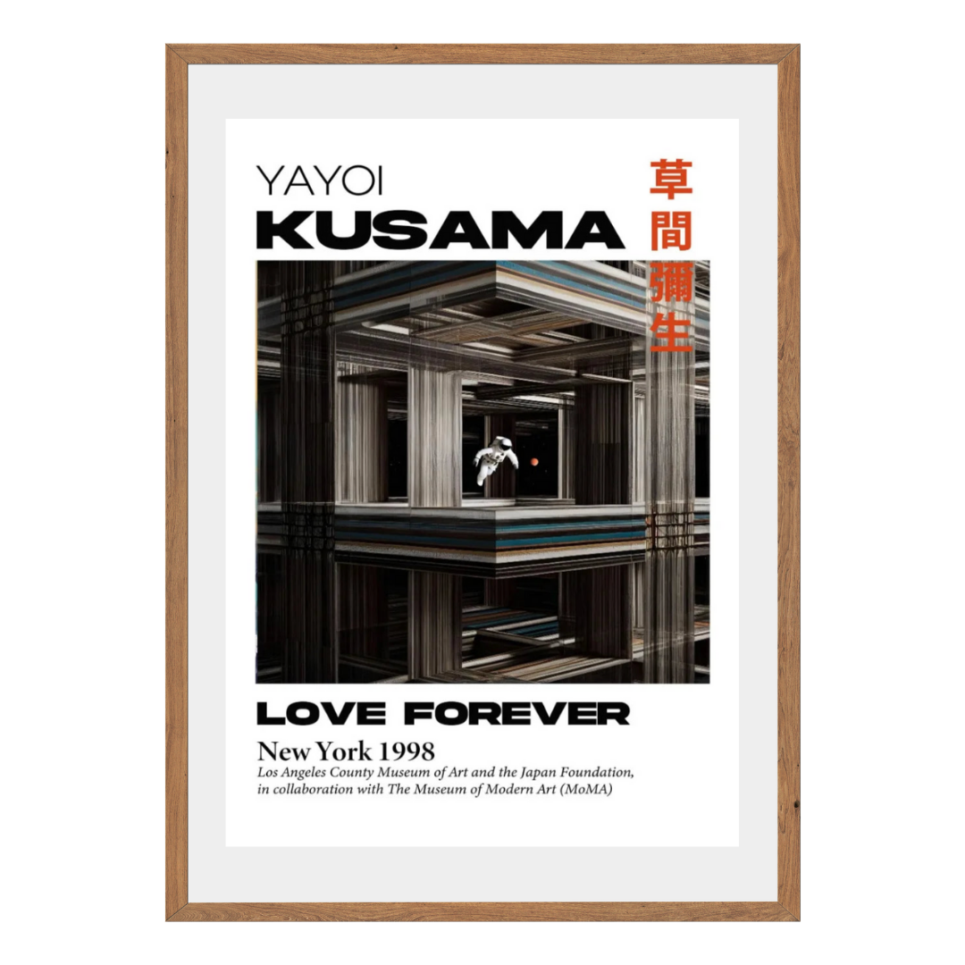 Yayoi Kusama Love Forever Wall Art Canvas Print
