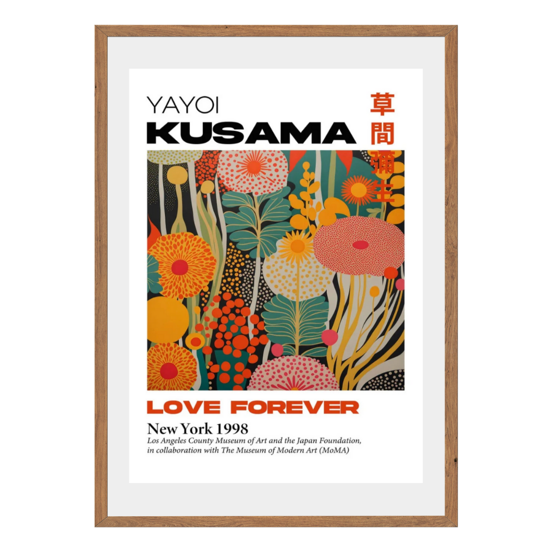 Yayoi Kusama Love Forever Wall Art Canvas Print