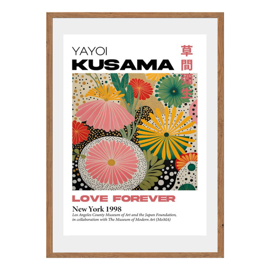 Yayoi Kusama Love Forever Wall Art Canvas Print