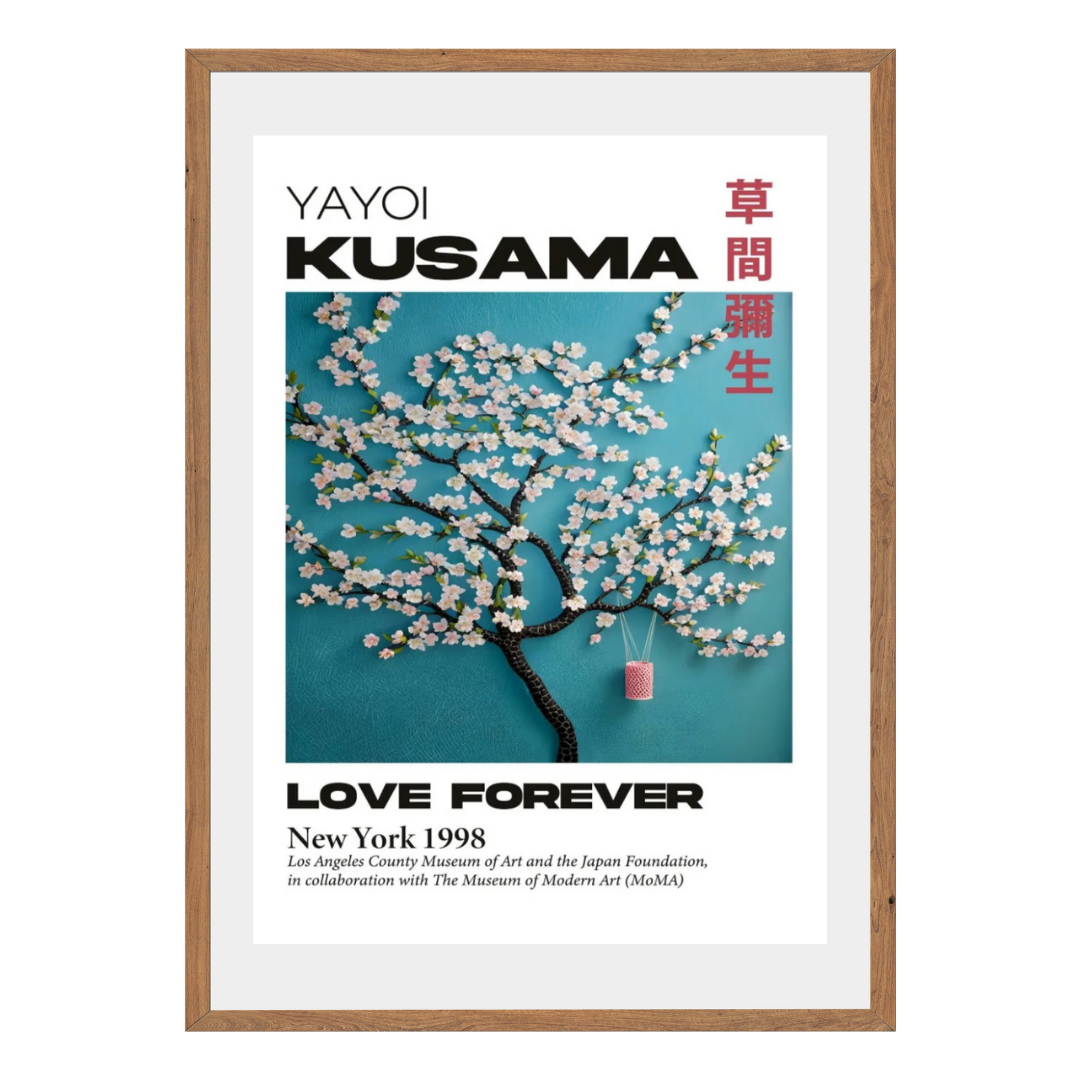 Yayoi Kusama Love Forever Wall Art Canvas Print