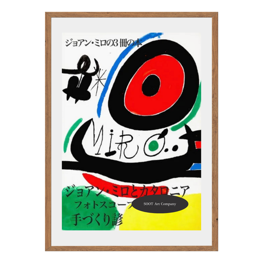 Miro Pintura Wall Art Canvas Print