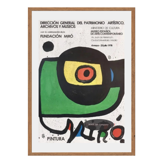 Miro Wall Art Canvas Print