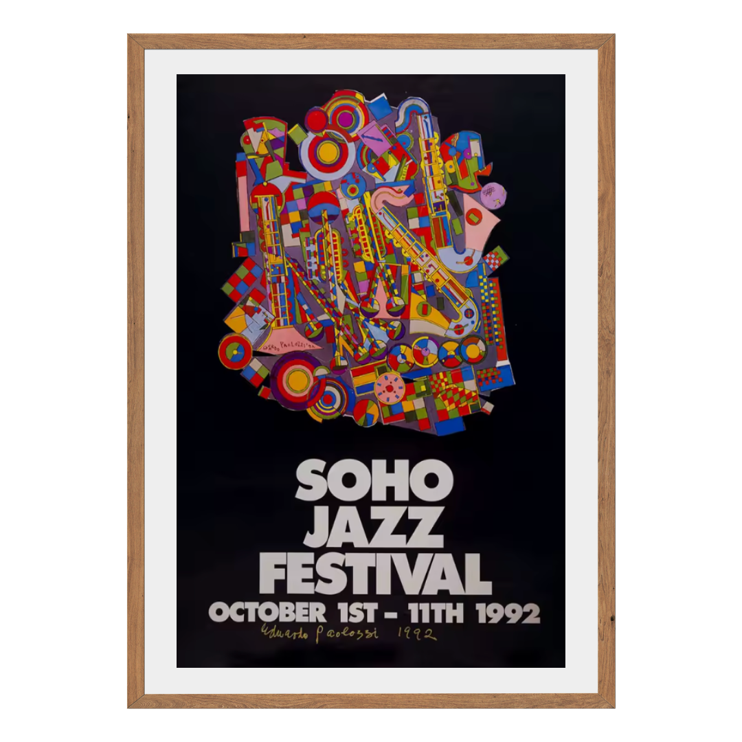 Soho Jazz Festival Wall Art Canvas Poster