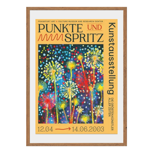 Punkte Und Spritz Wall Art Canvas Print