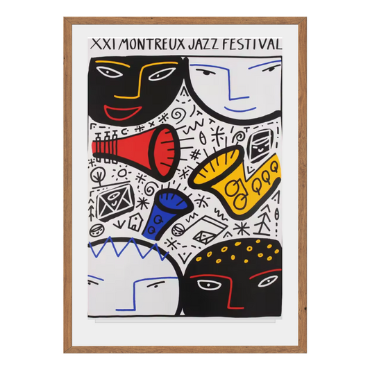 Montreux Jazz Festival Wall Art Canvas Poster