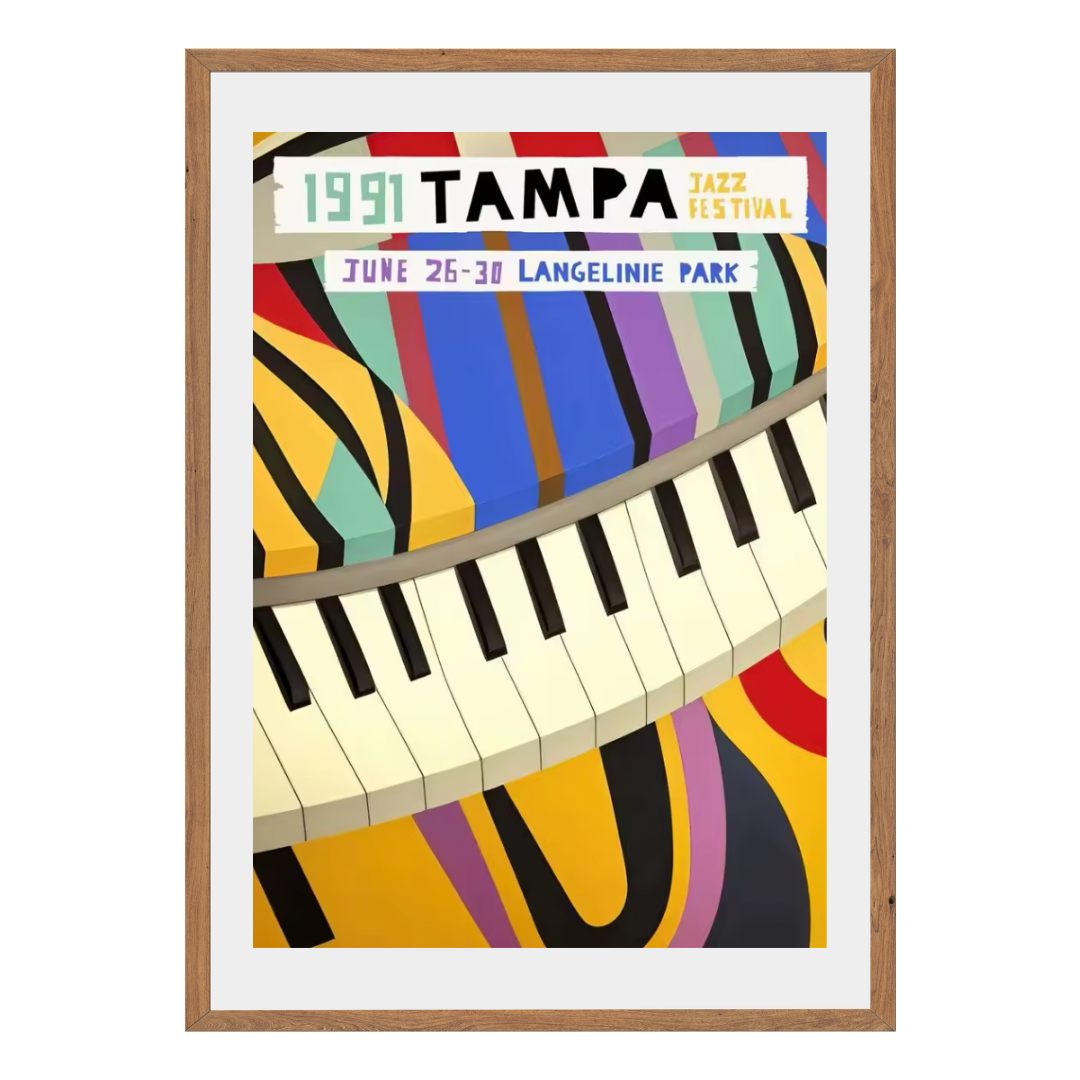 1951 Tampa Tazz Fes Tiva L Wall Art Canvas Print