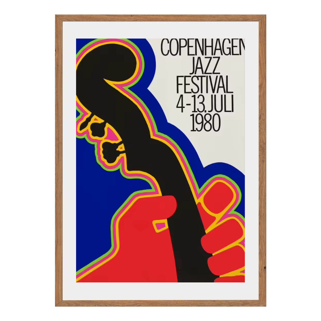 Copenhagen Jazz Festival Wall Art Canvas Poster