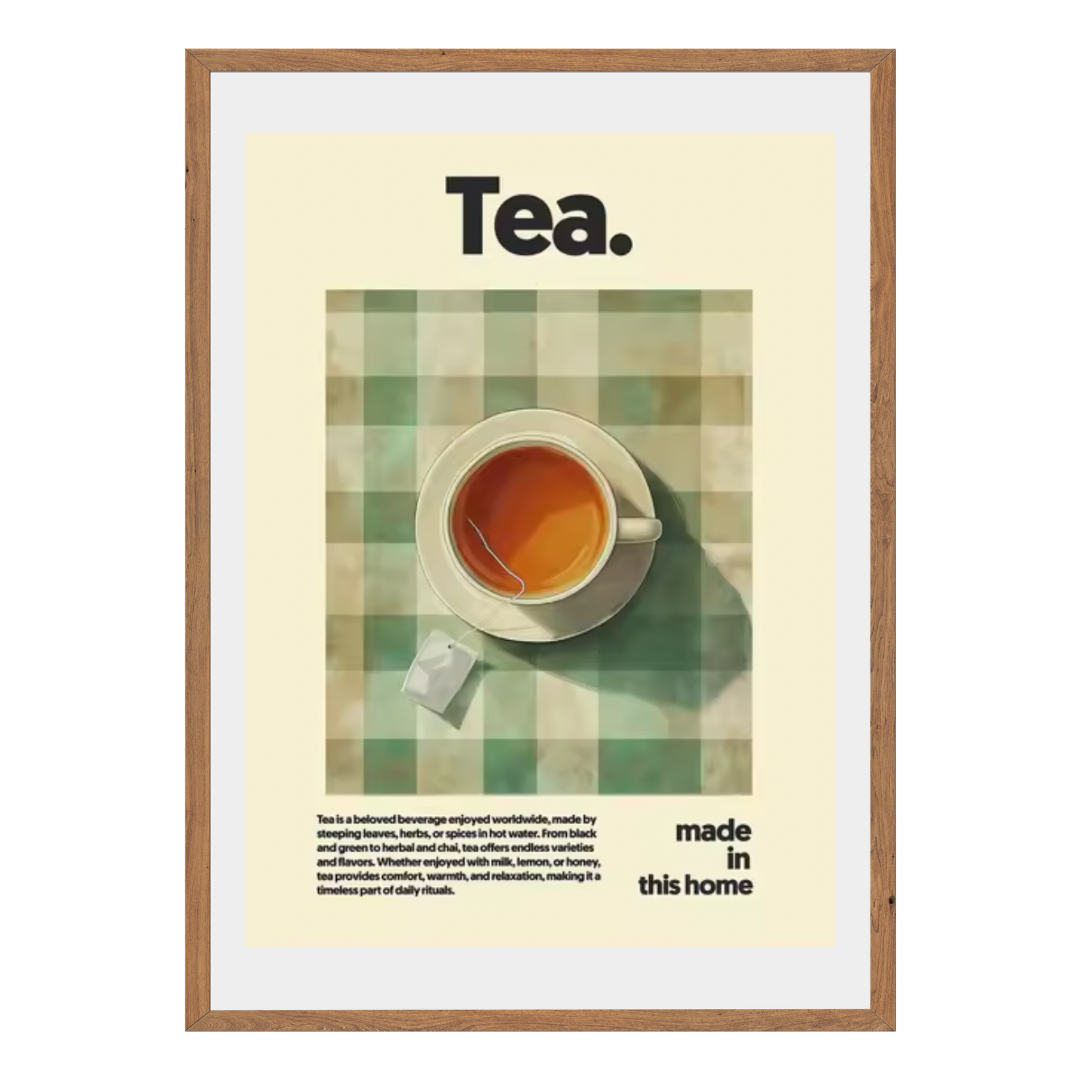 Tea Wall Art Canvas Print