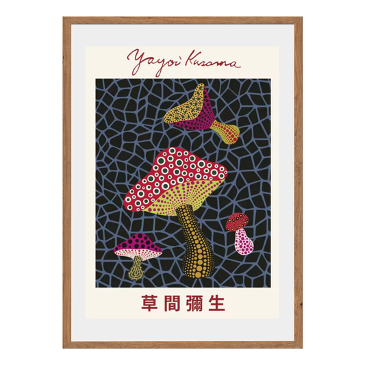 Yayoi Kusama Wall Art Canvas Poster