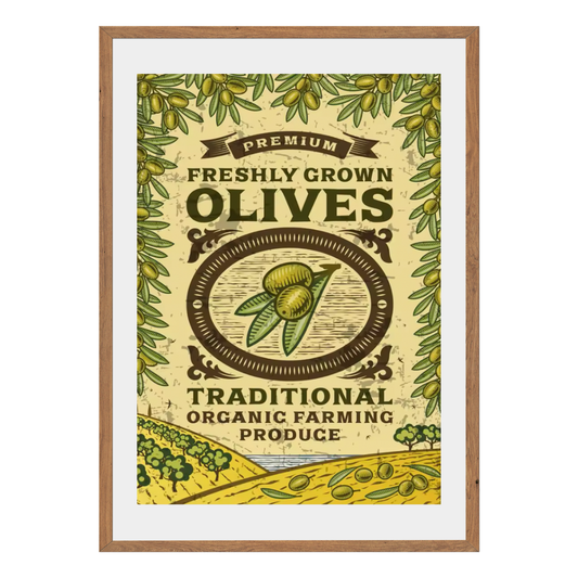 Freshly Grown Olives Wall Art Canvas Print