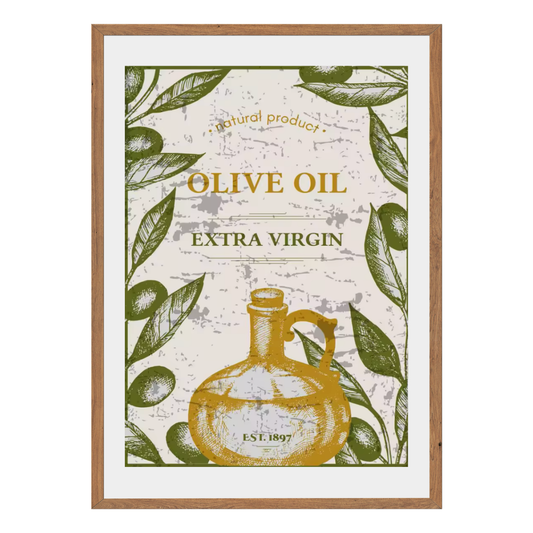 Olive Oil Wall Art Canvas Print