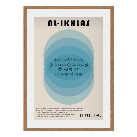 Al-ikhlas Wall Art Canvas Print