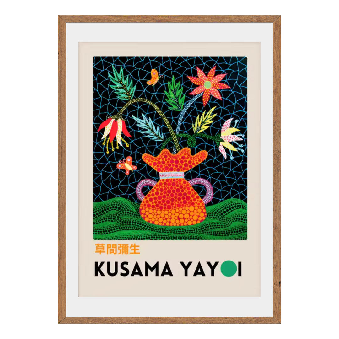 Kusama Yayoi Wall Art Canvas Print