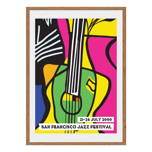 San Francisco Jazz Festival Wall Art Canvas Poster