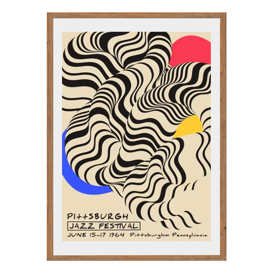 Jazz Festival Wall Art Canvas Poster
