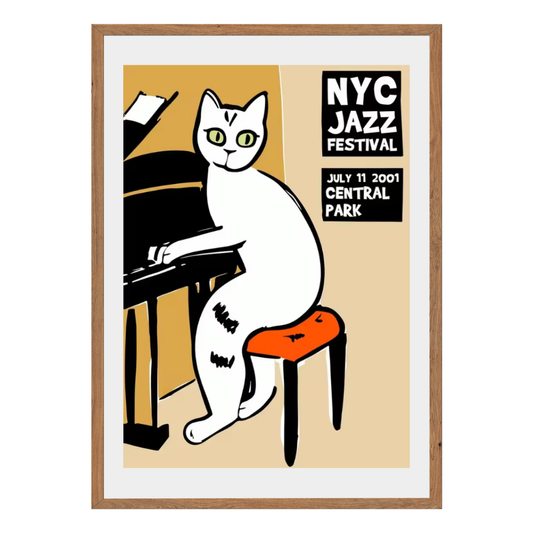 Nyc Jazz Festival Wall Art Canvas Poster