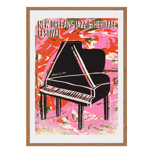 New Orleans Azzg Heritage Hestival Wall Art Canvas Poster