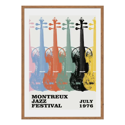 Montreux Jazz Festival Wall Art Canvas Poster