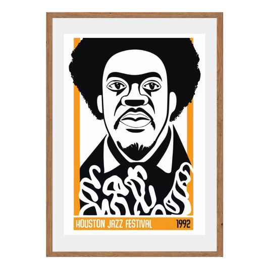 Houston Jazz Festival 1992 Wall Art Canvas Poster