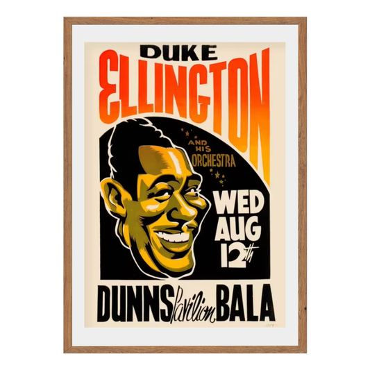 Duke Ellington Wall Art Canvas Print