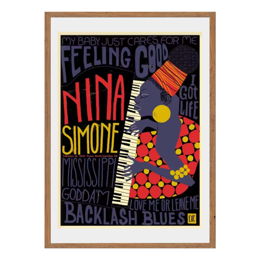 Nina Simone Wall Art Canvas Poster