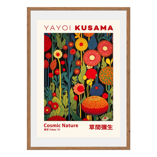 Yayoi Kusama Cosmic Nature  Wall Art Canvas Print