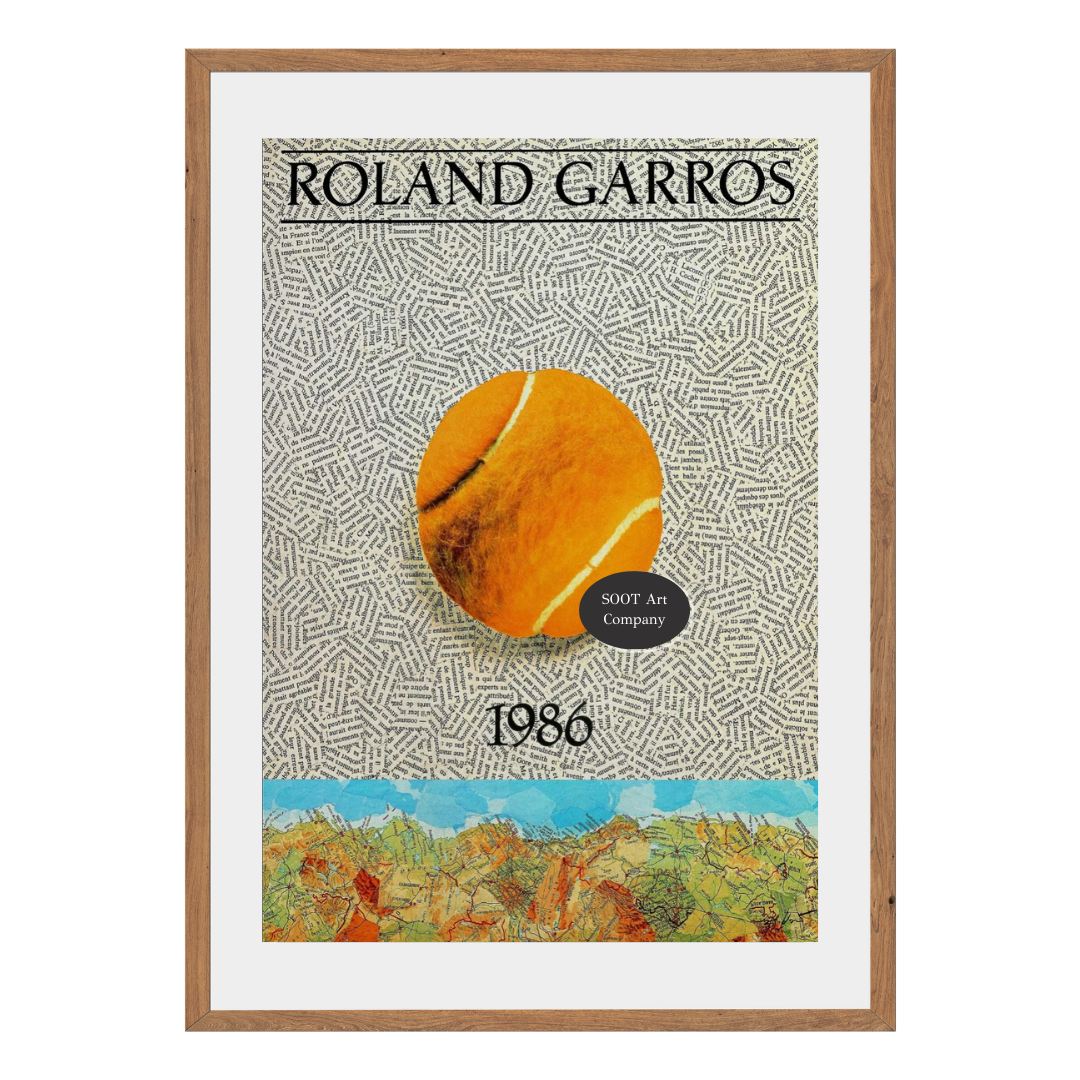 ROLAND GARROS 1986 Wall Art Canvas Print