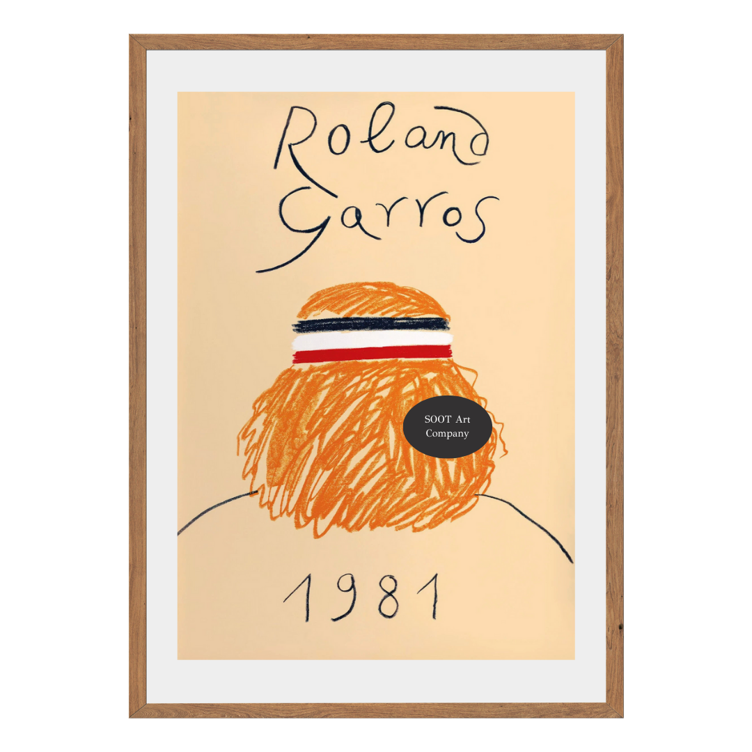 Roland Garros 1981 Wall Art Canvas Print