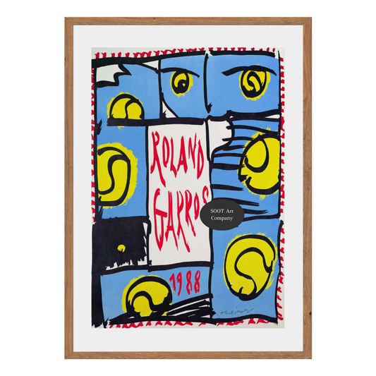 Roland Garros 1988 Wall Art Canvas Print