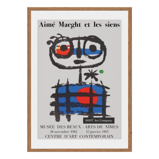 Aimé Maeght et les siens Wall Art Canvas Print